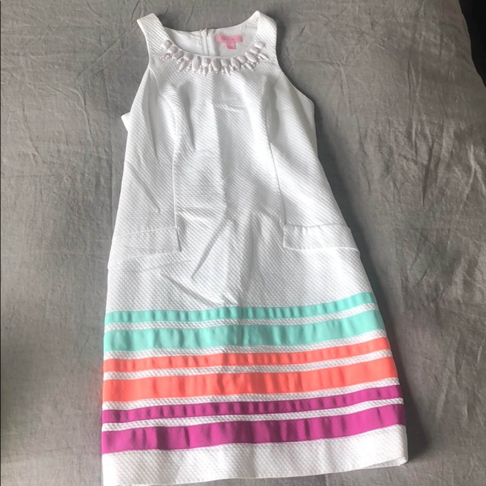 White Lily Pulitzer sun dress